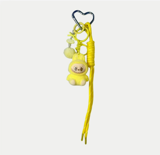 Miu-style Labubu Keychain Bag Charm​