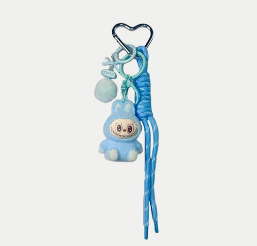 Miu-style Labubu Keychain Bag Charm​